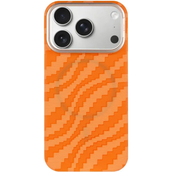 Чехол TPU+PC KVZV Kayla Ultra-thin with Magnetic Fit для Apple iPhone 17 Pro Max / 18 Pro Max (6.9") — Оранжевый — фото 2 Чехол TPU+PC KVZV Kayla Ultra-thin with Magnetic Fit для Apple iPhone 17 Pro Max / 18 Pro Max (6.9") — Оранжевый — фото 2