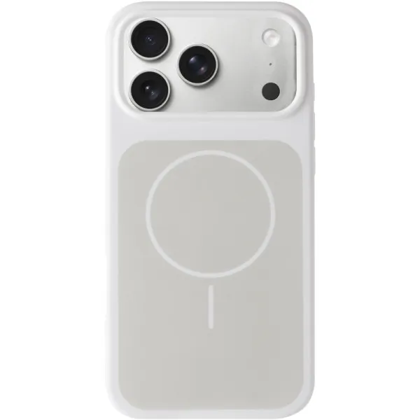Чехол Silk Duo Color (AA) NO LOGO with Magnetic Fit для Apple iPhone 17 Pro Max (6.9") — Белый — фото 2