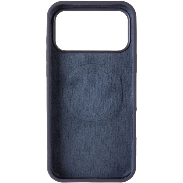 Чехол Silk Duo Color (AA) NO LOGO with Magnetic Fit для Apple iPhone 17 Pro Max (6.9") — Темно-синий — фото 3