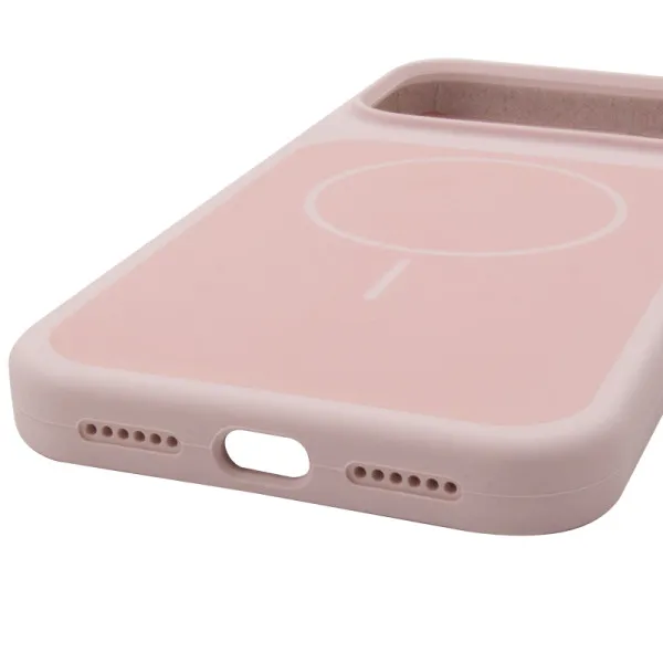 Чехол Silk Duo Color (AA) NO LOGO with Magnetic Fit для Apple iPhone 17 Pro Max (6.9") — Розовый — фото 5