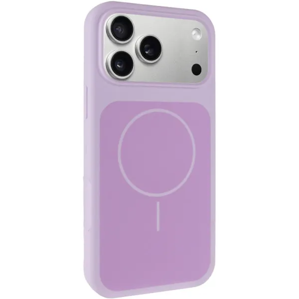 Чехол Silk Duo Color (AA) NO LOGO with Magnetic Fit для Apple iPhone 17 Pro Max (6.9") — Лиловый — фото 1 Чехол Silk Duo Color (AA) NO LOGO with Magnetic Fit для Apple iPhone 17 Pro Max (6.9") — Лиловый — фото 1