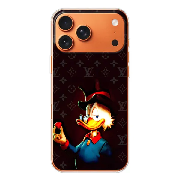Чехол с принтом «Скрудж с бриллиантом» для iPhone 17 Pro Max Чехол с принтом «Скрудж с бриллиантом» для iPhone 17 Pro Max