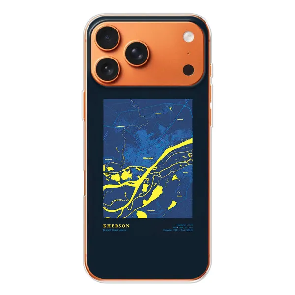 Чехол с принтом «Херсон» для iPhone 17 Pro Max