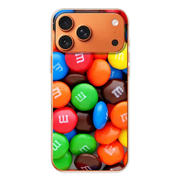 Чехол с принтом «MM's» для iPhone 17 Pro Max