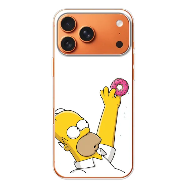 Чехол с принтом «Гомер с пончиком» для iPhone 17 Pro Max Чехол с принтом «Гомер с пончиком» для iPhone 17 Pro Max