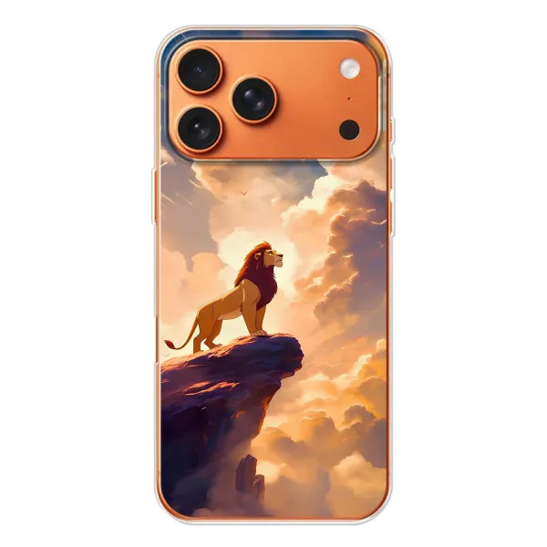 Чехол с принтом «Симба на скале» для iPhone 17 Pro Max