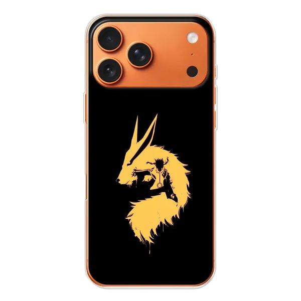 Чехол с принтом «силуэт Курама Наруто» для iPhone 17 Pro Max