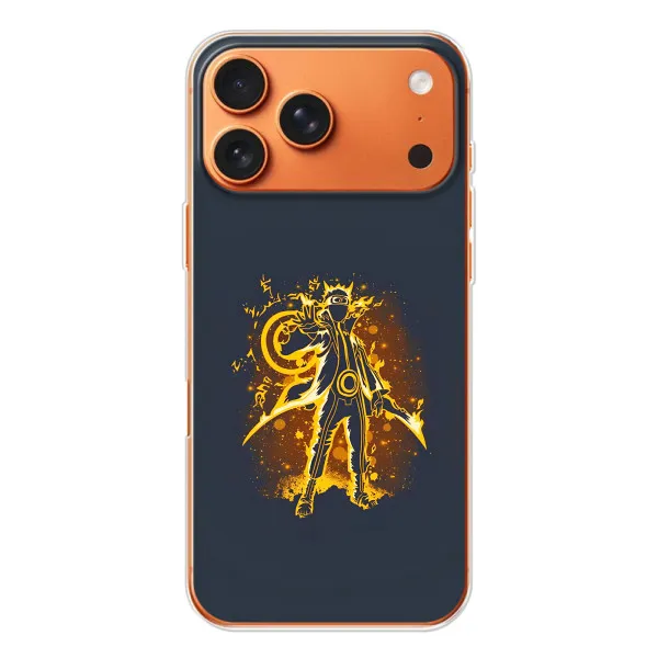 Чехол с принтом «золотой Наруто» для iPhone 17 Pro Max