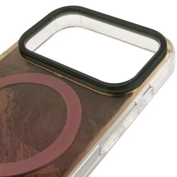Чехол TPU Shiny Mountain Magnetic Fit для Apple iPhone 17 Pro (6.3") — Коричневый — фото 4