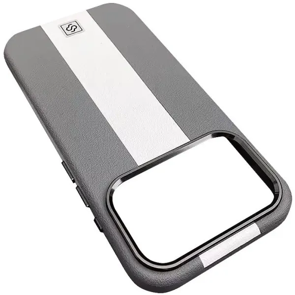 Кожаный чехол Rally with Magnetic Fit для Apple iPhone 17 Pro (6.3") — Серый — фото 2 Кожаный чехол Rally with Magnetic Fit для Apple iPhone 17 Pro (6.3") — Серый — фото 2