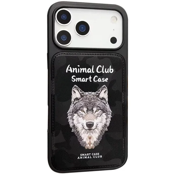 TPU+PC чохол Animal Club для Apple iPhone 17 Pro (6.3") — Чорний — фото 3 TPU+PC чохол Animal Club для Apple iPhone 17 Pro (6.3") — Чорний — фото 3