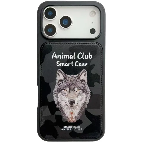 TPU+PC чохол Animal Club для Apple iPhone 17 Pro (6.3") — Чорний — фото 4 TPU+PC чохол Animal Club для Apple iPhone 17 Pro (6.3") — Чорний — фото 4