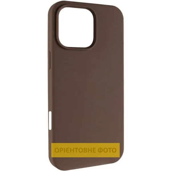 Чехол Silk (AA) NO LOGO with Magnetic Fit для Apple iPhone 17 Pro (6.3") — Коричневый