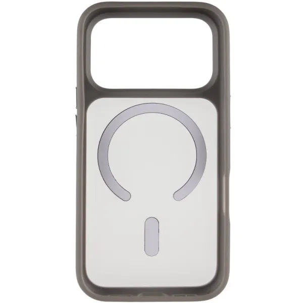 TPU+PC чехол Metal Buttons with Magnetic Fit для Apple iPhone 17 Pro (6.3") — Серый — фото 3 TPU+PC чехол Metal Buttons with Magnetic Fit для Apple iPhone 17 Pro (6.3") — Серый — фото 3
