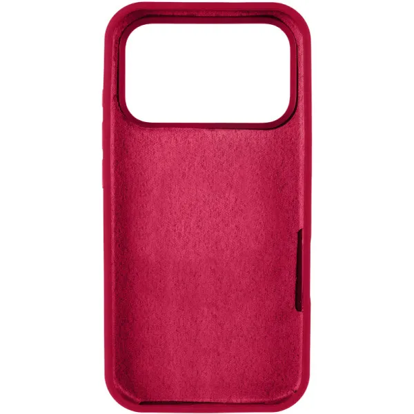 Чехол Silk Full Protective (AA) NO LOGO для Apple iPhone 17 Pro (6.3") — Бордовый — фото 2 Чехол Silk Full Protective (AA) NO LOGO для Apple iPhone 17 Pro (6.3") — Бордовый — фото 2