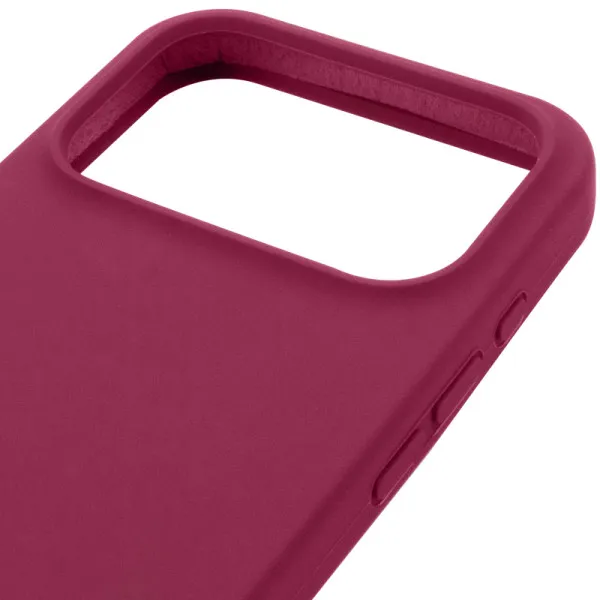 Чехол Silk Full Protective (AA) NO LOGO для Apple iPhone 17 Pro (6.3") — Бордовый — фото 3 Чехол Silk Full Protective (AA) NO LOGO для Apple iPhone 17 Pro (6.3") — Бордовый — фото 3