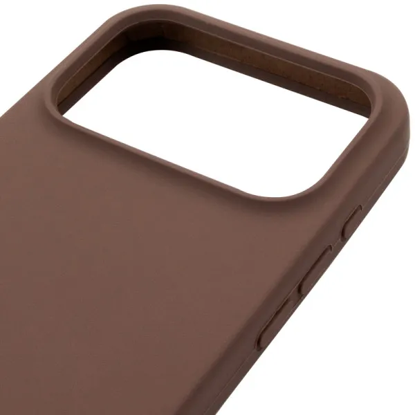 Чехол Silk Full Protective (AA) NO LOGO для Apple iPhone 17 Pro (6.3") — Коричневый — фото 4 Чехол Silk Full Protective (AA) NO LOGO для Apple iPhone 17 Pro (6.3") — Коричневый — фото 4