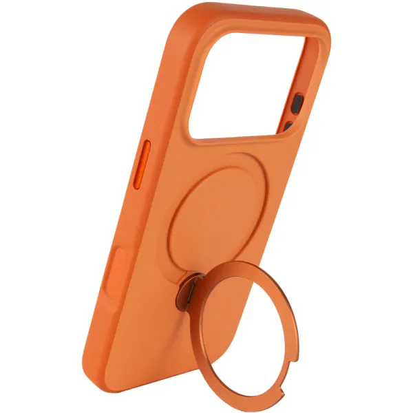 Чехол Ummi Colorful with Magnetic Fit HQ Ring для Apple iPhone 17 Pro / 18 Pro (6.3") — Оранжевый — фото 2 Чехол Ummi Colorful with Magnetic Fit HQ Ring для Apple iPhone 17 Pro / 18 Pro (6.3") — Оранжевый — фото 2