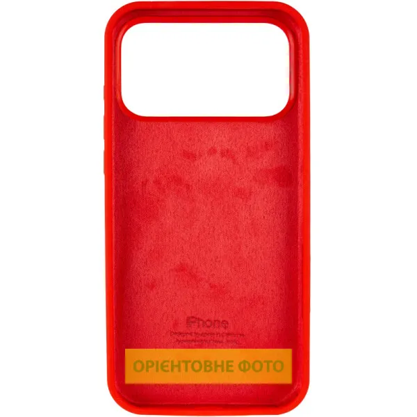 Чехол Silk Full Protective (AA) NO LOGO with Magnetic Fit для Apple iPhone 17 Pro (6.3") — Красный — фото 2
