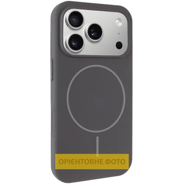 Чехол Silk Full Protective (AA) NO LOGO with Magnetic Fit для Apple iPhone 17 Pro (6.3") — Серый — фото 1