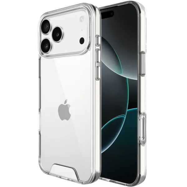 Чохол TPU Space Case transparent для Apple iPhone 17 Pro / 18 Pro (6.3") — Прозорий — фото 2 Чохол TPU Space Case transparent для Apple iPhone 17 Pro / 18 Pro (6.3") — Прозорий — фото 2