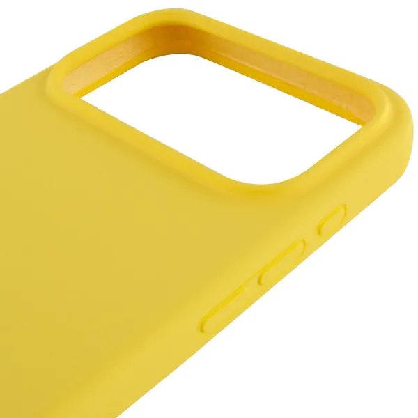 Чехол Silk Full Protective (AA) NO LOGO для Apple iPhone 17 Pro / 18 Pro (6.3") — Желтый — фото 4 Чехол Silk Full Protective (AA) NO LOGO для Apple iPhone 17 Pro / 18 Pro (6.3") — Желтый — фото 4