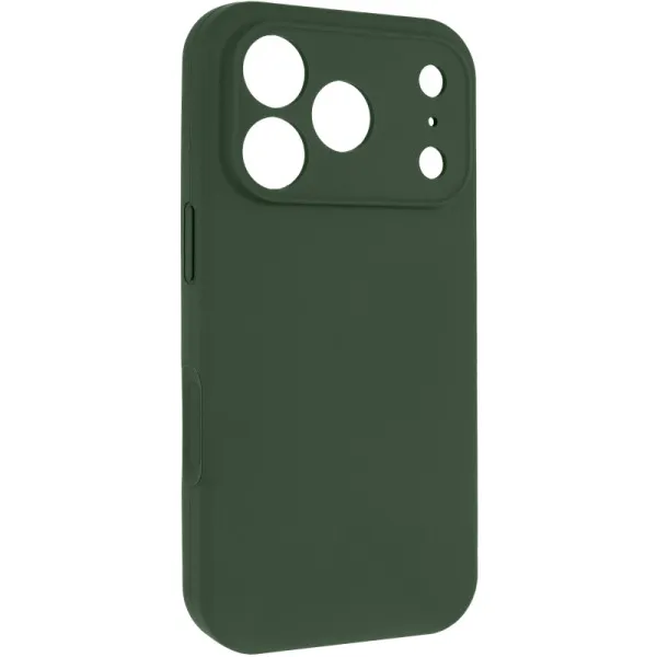 Чохол Silk Full Camera Protective (AA) NO LOGO для Apple iPhone 17 Pro / 18 Pro (6.3") — Зелений — фото 1 Чохол Silk Full Camera Protective (AA) NO LOGO для Apple iPhone 17 Pro / 18 Pro (6.3") — Зелений — фото 1