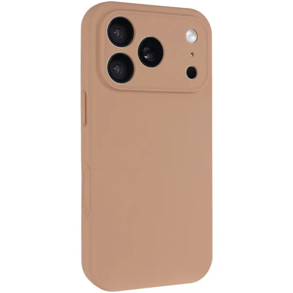 Чохол Silk Full Camera Protective (AA) NO LOGO для Apple iPhone 17 Pro / 18 Pro (6.3") — Бежевий — фото 1 Чохол Silk Full Camera Protective (AA) NO LOGO для Apple iPhone 17 Pro / 18 Pro (6.3") — Бежевий — фото 1