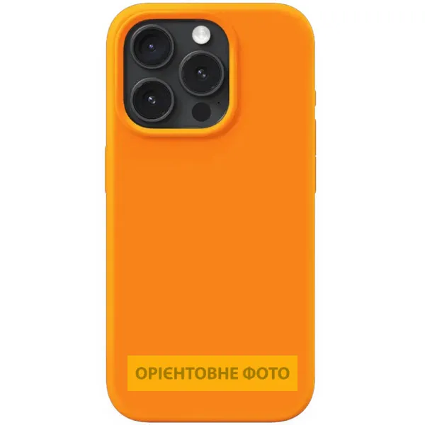Чохол Silk (AA) NO LOGO with Magnetic Fit для Apple iPhone 17 Pro / 18 Pro (6.3") — Помаранчевий Чохол Silk (AA) NO LOGO with Magnetic Fit для Apple iPhone 17 Pro / 18 Pro (6.3") — Помаранчевий