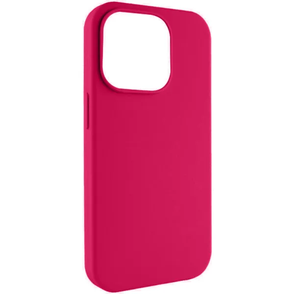 Чехол Silk (AA) NO LOGO with Magnetic Fit для Apple iPhone 17 Pro / 18 Pro (6.3") — Красный — фото 2 Чехол Silk (AA) NO LOGO with Magnetic Fit для Apple iPhone 17 Pro / 18 Pro (6.3") — Красный — фото 2