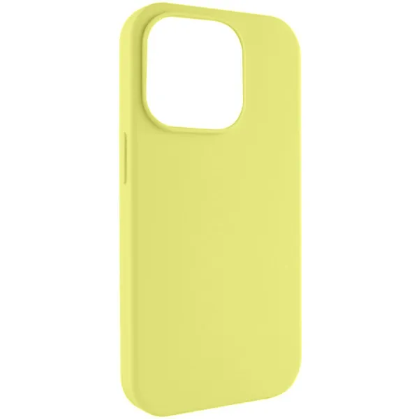 Чехол Silk (AA) NO LOGO with Magnetic Fit для Apple iPhone 17 Pro / 18 Pro (6.3") — Желтый Чехол Silk (AA) NO LOGO with Magnetic Fit для Apple iPhone 17 Pro / 18 Pro (6.3") — Желтый