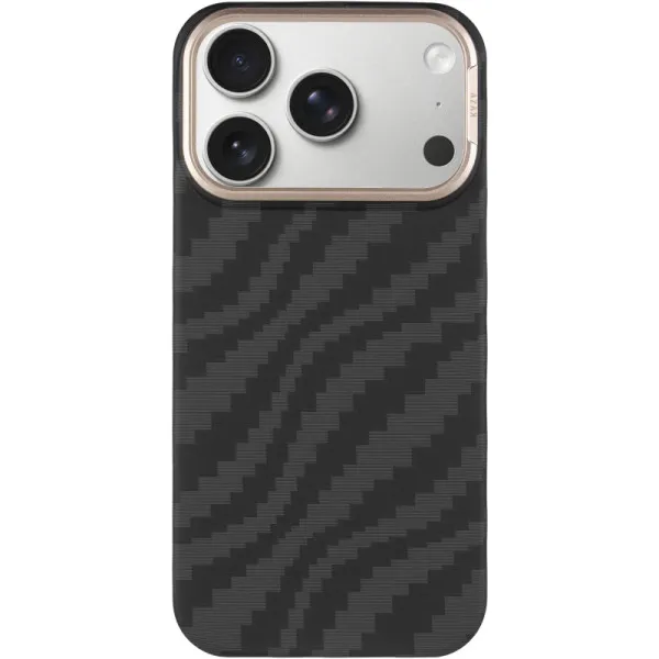 Чехол TPU+PC KVZV Kayla Ultra-thin with Magnetic Fit для Apple iPhone 17 Pro / 18 Pro (6.3") — Черный — фото 3 Чехол TPU+PC KVZV Kayla Ultra-thin with Magnetic Fit для Apple iPhone 17 Pro / 18 Pro (6.3") — Черный — фото 3