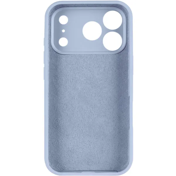 Чехол Silk Full Camera Protective (AA) NO LOGO для Apple iPhone 17 Pro (6.3") — Голубой — фото 3 Чехол Silk Full Camera Protective (AA) NO LOGO для Apple iPhone 17 Pro (6.3") — Голубой — фото 3