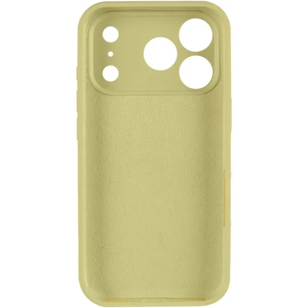 Чехол Silk Full Camera Protective (AA) NO LOGO для Apple iPhone 17 Pro (6.3") — Желтый — фото 3 Чехол Silk Full Camera Protective (AA) NO LOGO для Apple iPhone 17 Pro (6.3") — Желтый — фото 3