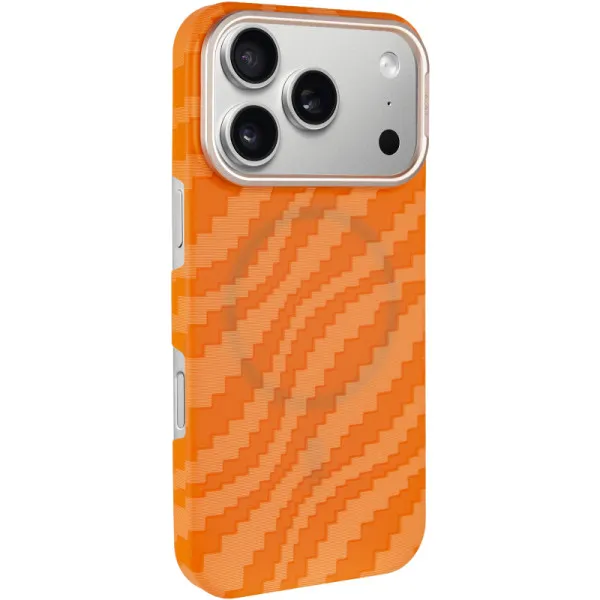 Чехол TPU+PC KVZV Kayla Ultra-thin with Magnetic Fit для Apple iPhone 17 Pro / 18 Pro (6.3") — Оранжевый — фото 1 Чехол TPU+PC KVZV Kayla Ultra-thin with Magnetic Fit для Apple iPhone 17 Pro / 18 Pro (6.3") — Оранжевый — фото 1