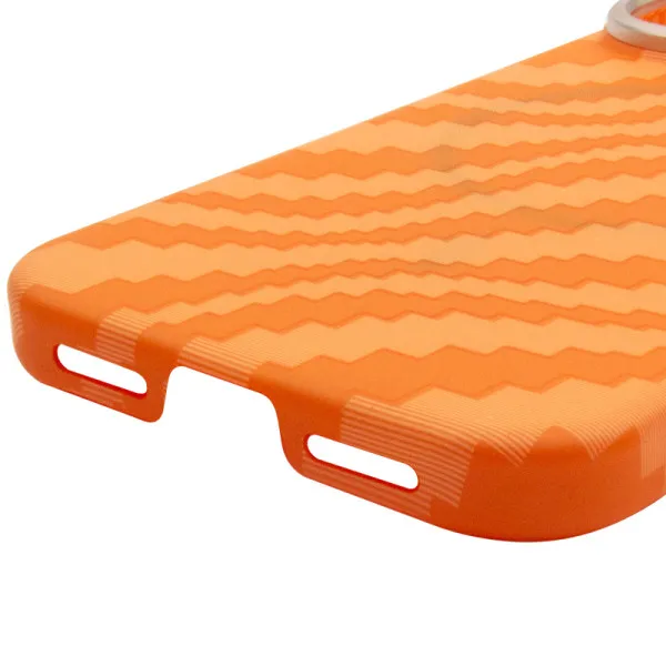 Чехол TPU+PC KVZV Kayla Ultra-thin with Magnetic Fit для Apple iPhone 17 Pro / 18 Pro (6.3") — Оранжевый — фото 5 Чехол TPU+PC KVZV Kayla Ultra-thin with Magnetic Fit для Apple iPhone 17 Pro / 18 Pro (6.3") — Оранжевый — фото 5