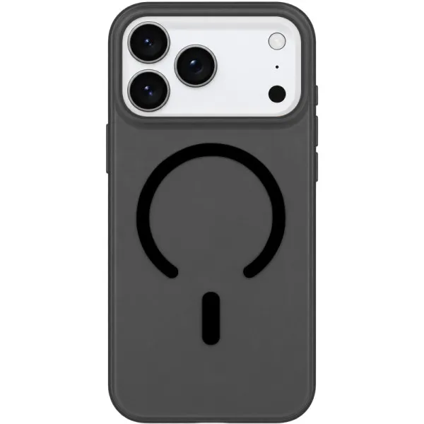 Чохол PC Matte Color with Magnetic Fit для Apple iPhone 17 Pro / 18 Pro (6.3") — Чорний Чохол PC Matte Color with Magnetic Fit для Apple iPhone 17 Pro / 18 Pro (6.3") — Чорний