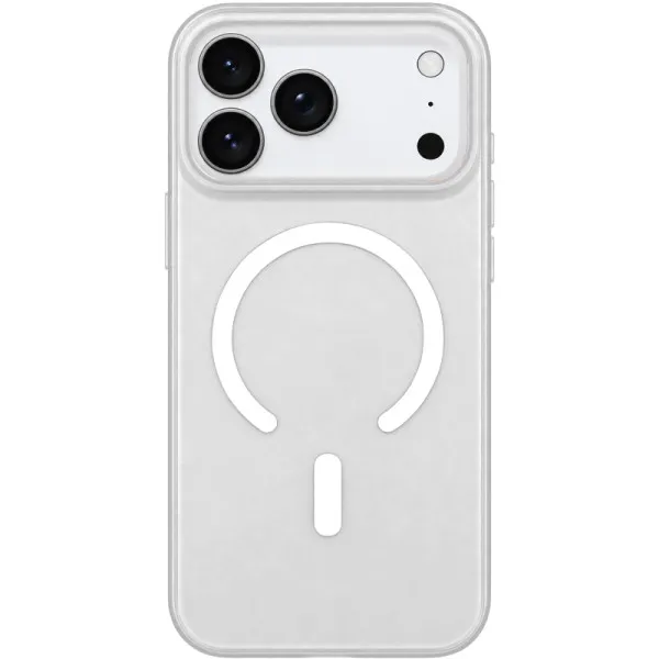 Чохол PC Matte Color with Magnetic Fit для Apple iPhone 17 Pro / 18 Pro (6.3") — Білий — фото 1 Чохол PC Matte Color with Magnetic Fit для Apple iPhone 17 Pro / 18 Pro (6.3") — Білий — фото 1