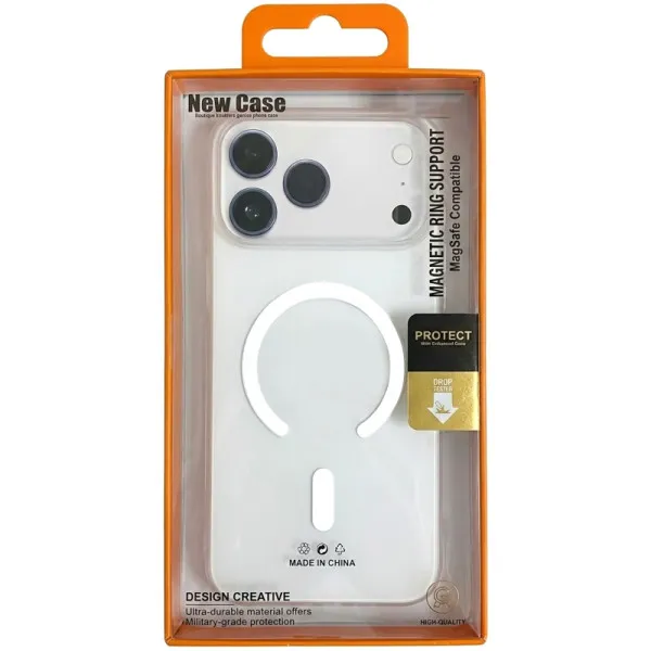 Чохол PC Matte Color with Magnetic Fit для Apple iPhone 17 Pro / 18 Pro (6.3") — Білий — фото 2 Чохол PC Matte Color with Magnetic Fit для Apple iPhone 17 Pro / 18 Pro (6.3") — Білий — фото 2