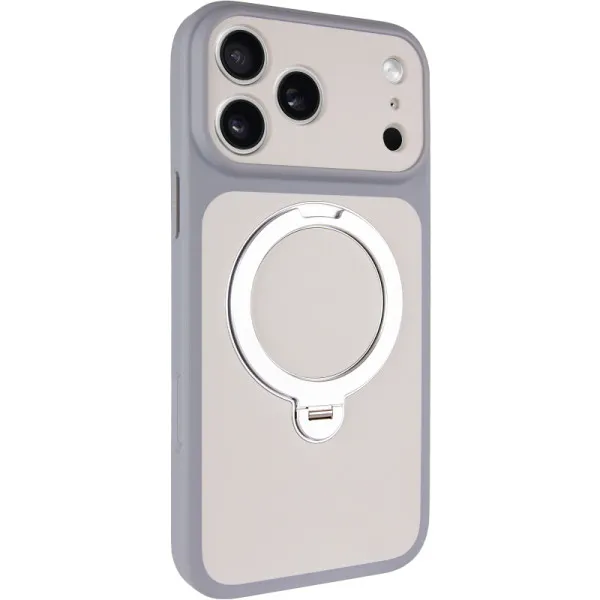 Чохол Ummi Full Camera with Magnetic Fit HQ Ring для Apple iPhone 18 Pro / 17 Pro (6.3") — Сірий — фото 1 Чохол Ummi Full Camera with Magnetic Fit HQ Ring для Apple iPhone 18 Pro / 17 Pro (6.3") — Сірий — фото 1