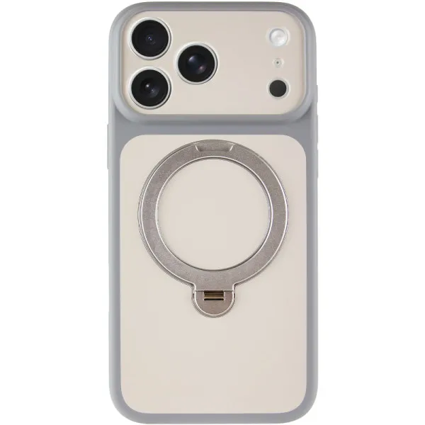 Чохол Ummi Full Camera with Magnetic Fit HQ Ring для Apple iPhone 18 Pro / 17 Pro (6.3") — Сірий — фото 2 Чохол Ummi Full Camera with Magnetic Fit HQ Ring для Apple iPhone 18 Pro / 17 Pro (6.3") — Сірий — фото 2