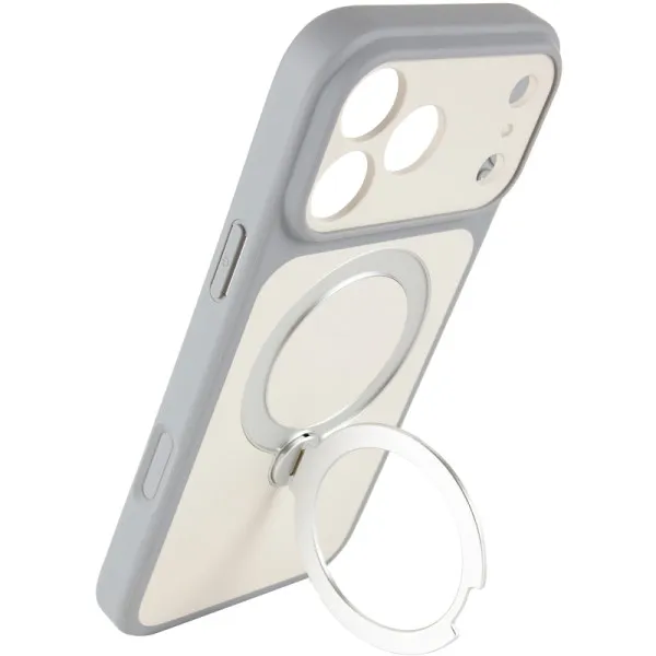 Чохол Ummi Full Camera with Magnetic Fit HQ Ring для Apple iPhone 18 Pro / 17 Pro (6.3") — Сірий — фото 5 Чохол Ummi Full Camera with Magnetic Fit HQ Ring для Apple iPhone 18 Pro / 17 Pro (6.3") — Сірий — фото 5