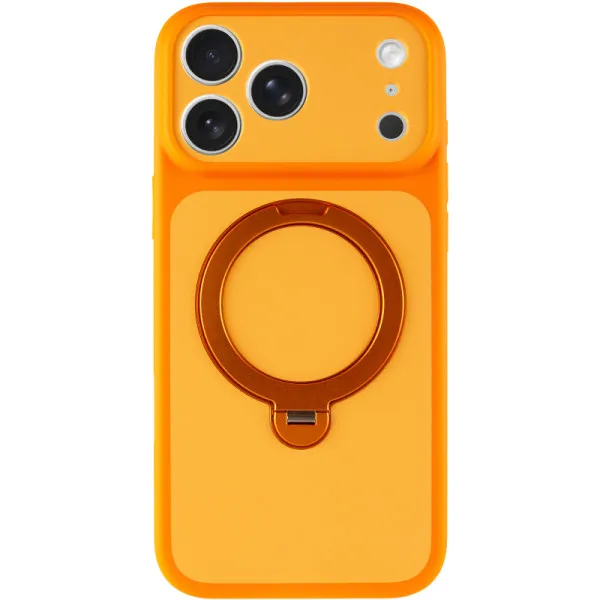 Чохол Ummi Full Camera with Magnetic Fit HQ Ring для Apple iPhone 18 Pro / 17 Pro (6.3") — Помаранчевий — фото 2 Чохол Ummi Full Camera with Magnetic Fit HQ Ring для Apple iPhone 18 Pro / 17 Pro (6.3") — Помаранчевий — фото 2