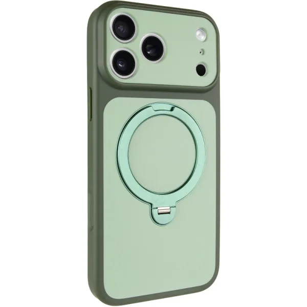 Чохол Ummi Full Camera with Magnetic Fit HQ Ring для Apple iPhone 18 Pro / 17 Pro (6.3") — Зелений — фото 1 Чохол Ummi Full Camera with Magnetic Fit HQ Ring для Apple iPhone 18 Pro / 17 Pro (6.3") — Зелений — фото 1