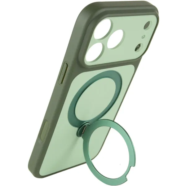 Чохол Ummi Full Camera with Magnetic Fit HQ Ring для Apple iPhone 18 Pro / 17 Pro (6.3") — Зелений — фото 4 Чохол Ummi Full Camera with Magnetic Fit HQ Ring для Apple iPhone 18 Pro / 17 Pro (6.3") — Зелений — фото 4