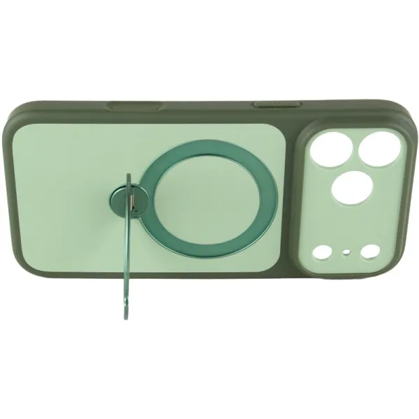 Чохол Ummi Full Camera with Magnetic Fit HQ Ring для Apple iPhone 18 Pro / 17 Pro (6.3") — Зелений — фото 5 Чохол Ummi Full Camera with Magnetic Fit HQ Ring для Apple iPhone 18 Pro / 17 Pro (6.3") — Зелений — фото 5
