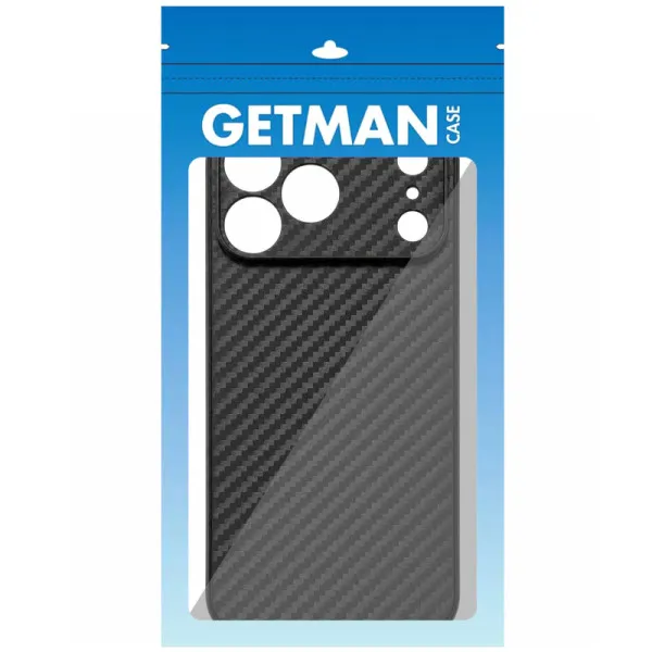 Чохол Getman Carbon Ultra Slim для Apple iPhone 17 Pro / 18 Pro (6.3") — Чорний — фото 3 Чохол Getman Carbon Ultra Slim для Apple iPhone 17 Pro / 18 Pro (6.3") — Чорний — фото 3
