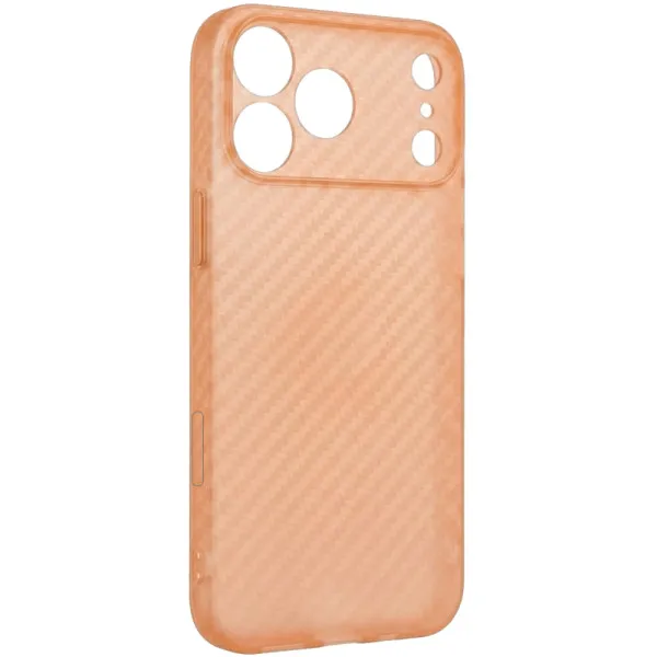 Чохол Getman Carbon Ultra Slim для Apple iPhone 17 Pro / 18 Pro (6.3") — Помаранчевий — фото 1 Чохол Getman Carbon Ultra Slim для Apple iPhone 17 Pro / 18 Pro (6.3") — Помаранчевий — фото 1