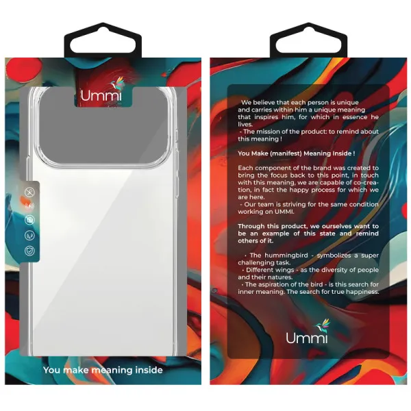 Чохол TPU Ummi transparent для Apple iPhone 17 Pro / 18 Pro (6.3") — Прозорий — фото 2 Чохол TPU Ummi transparent для Apple iPhone 17 Pro / 18 Pro (6.3") — Прозорий — фото 2