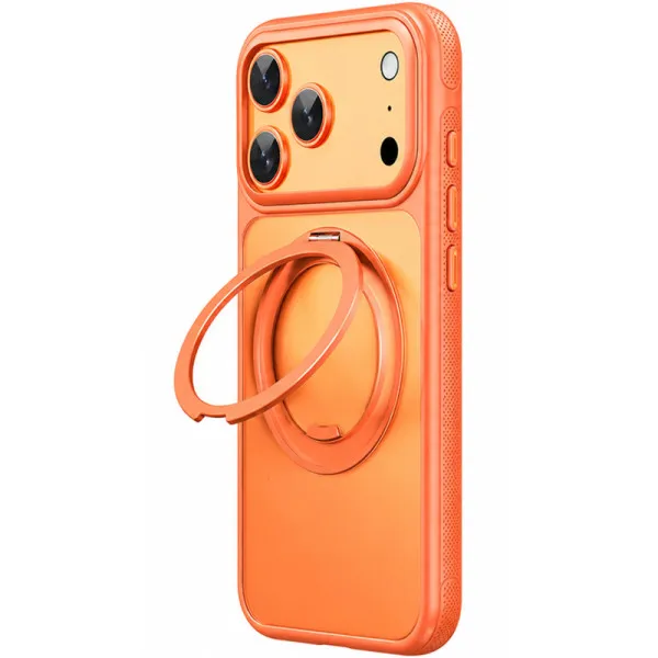 Чохол Ummi Stylish with MagSafe Ring для Apple iPhone 17 Pro / 18 Pro (6.3") — Помаранчевий — фото 1 Чохол Ummi Stylish with MagSafe Ring для Apple iPhone 17 Pro / 18 Pro (6.3") — Помаранчевий — фото 1